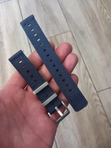 Customer photo review of Suunto Tough Nylon Watch Band - Rugged and Versatile