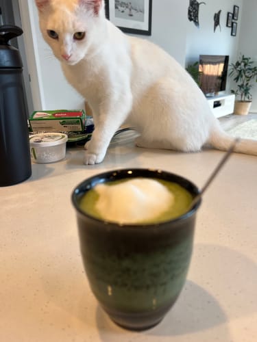 Customer photo review of Matcha Coconut