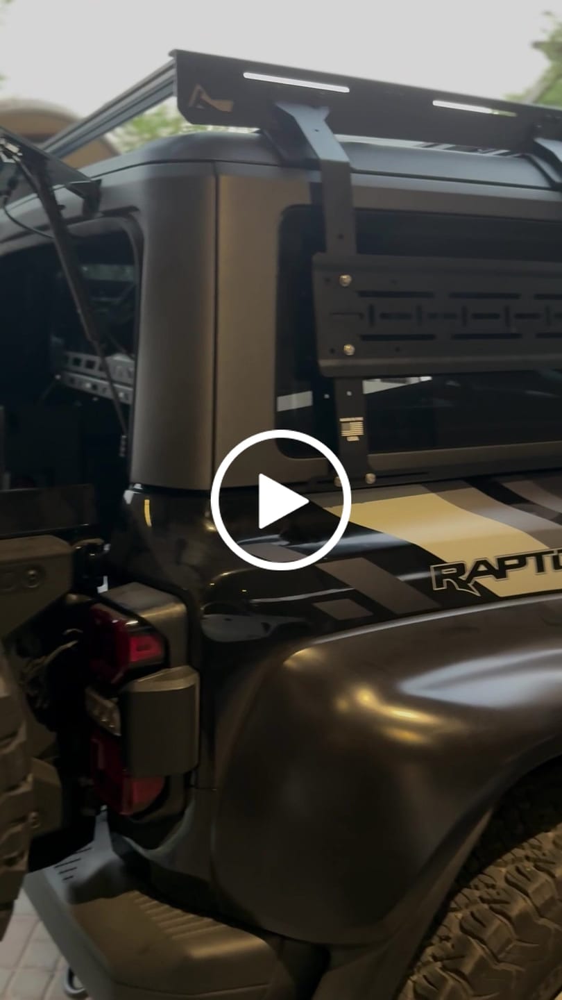 Customer video review of TrailRax Modular Half Rack For The Ford Bronco