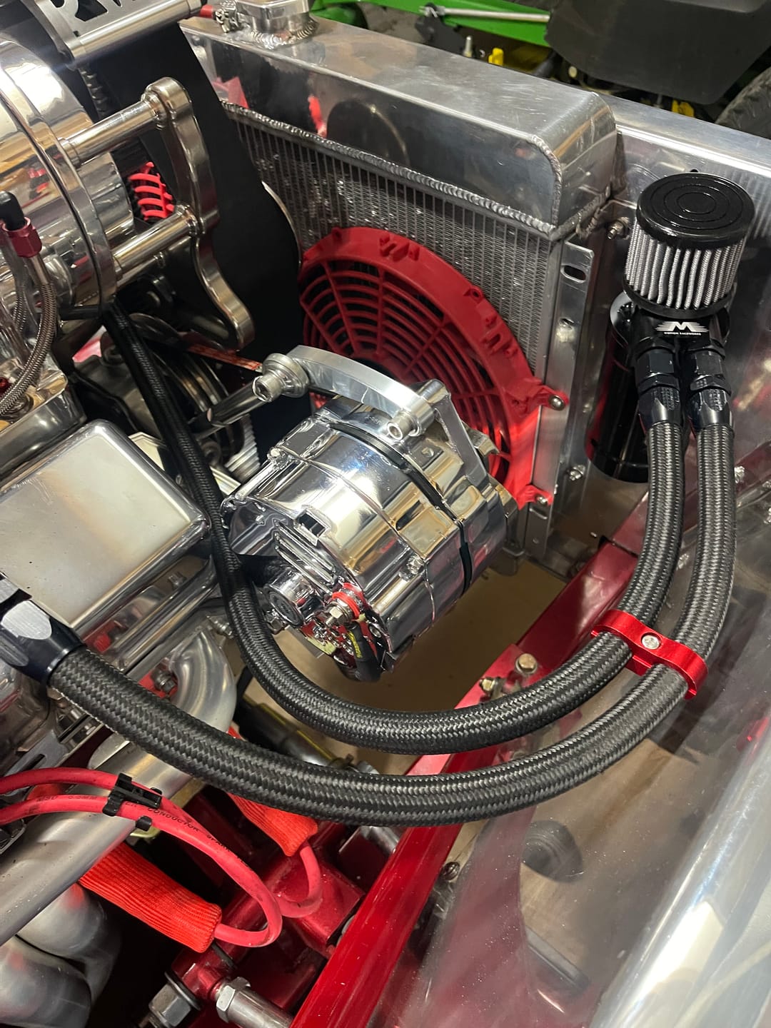 Customer photo review of SBC Catch Can Kit For 1.22" Push In Grommets