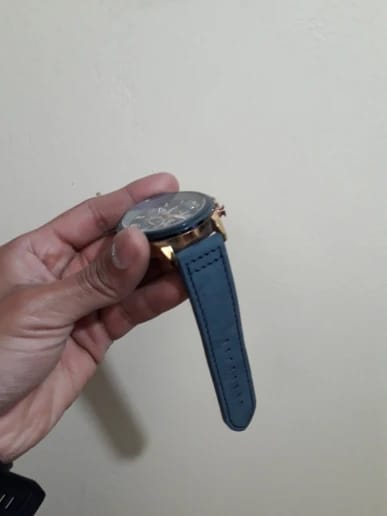 Customer photo review of Ticwatch Soft Leather Band - Comfortable Sporty Design