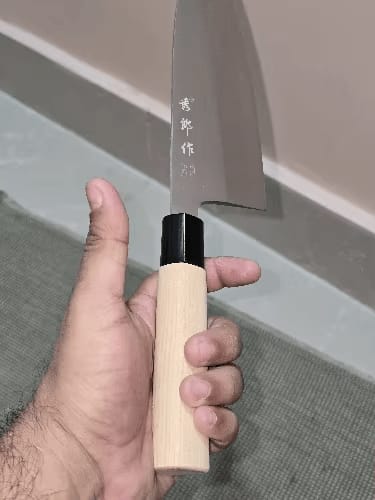Customer photo review of Tatsumaki (竜巻) Sets - Japanese Sushi Steel Chef’s Knives