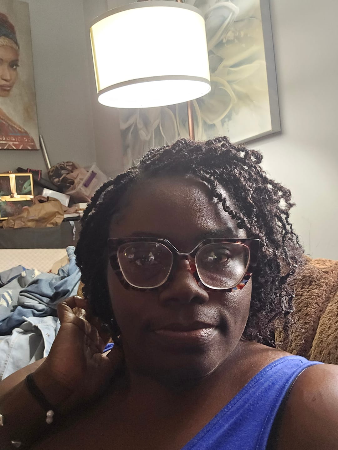Customer photo review of Shake N Go Ibiza 100% Natural Virgin Human Hair - AFRO KINKY BULK 12"-16"