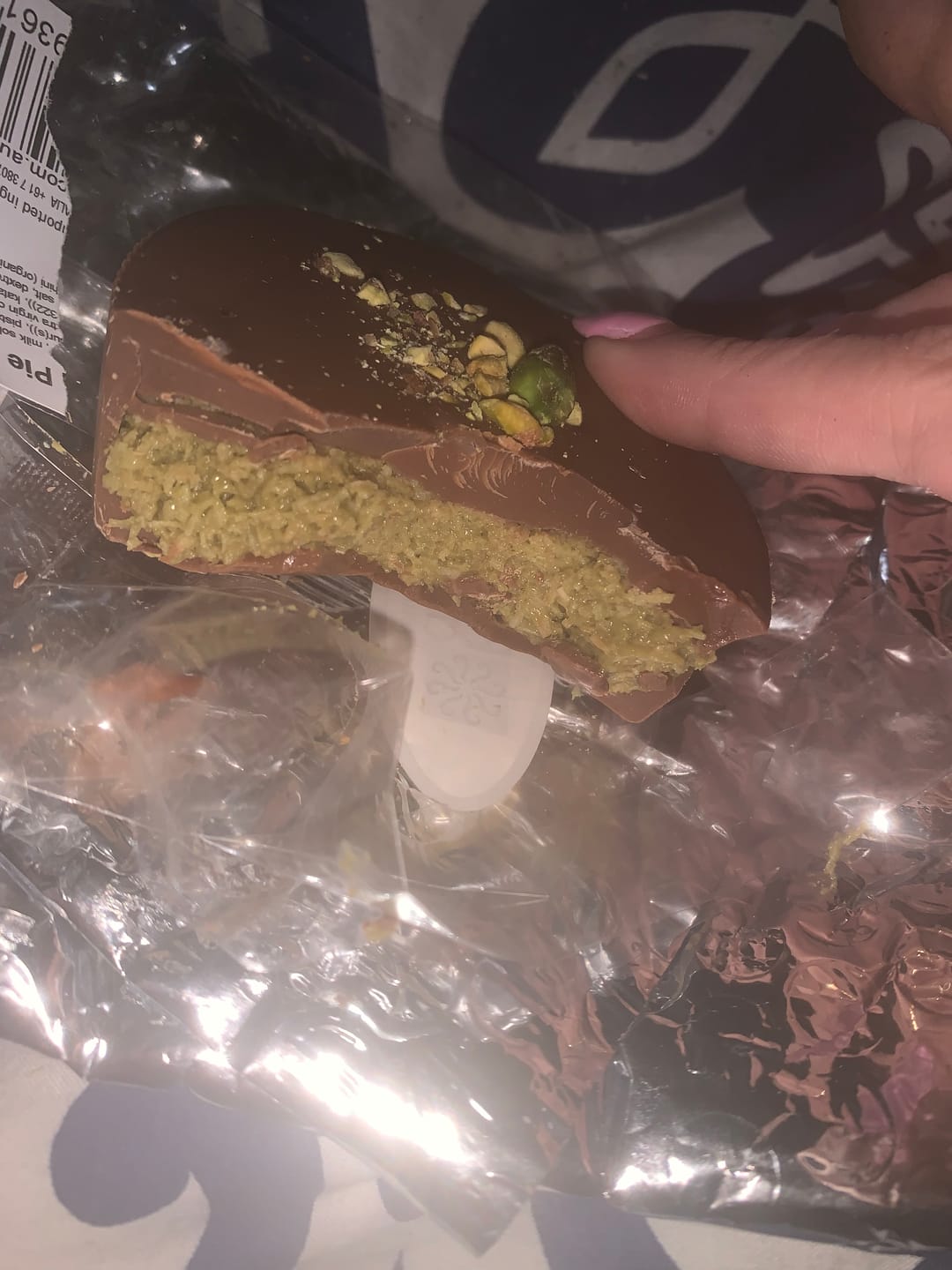 Customer photo review of LIMITED EDITION Pistachio Dream Pie
