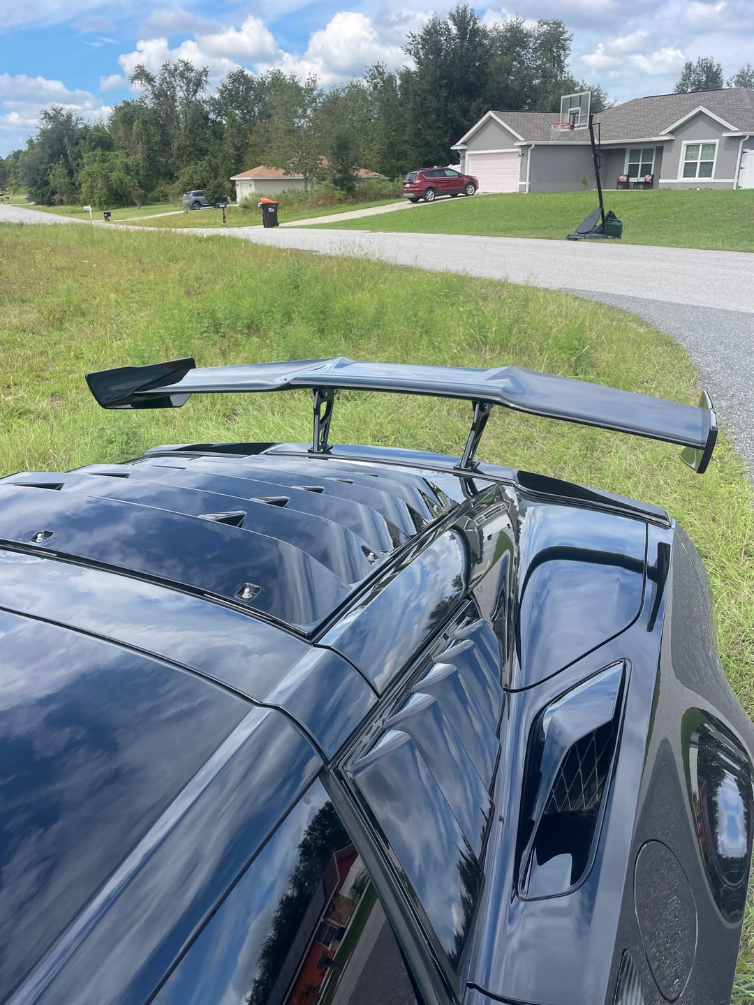 Customer photo review of Corvette C7 ZR1 ZTK Conversion Rear Spoiler High Wing