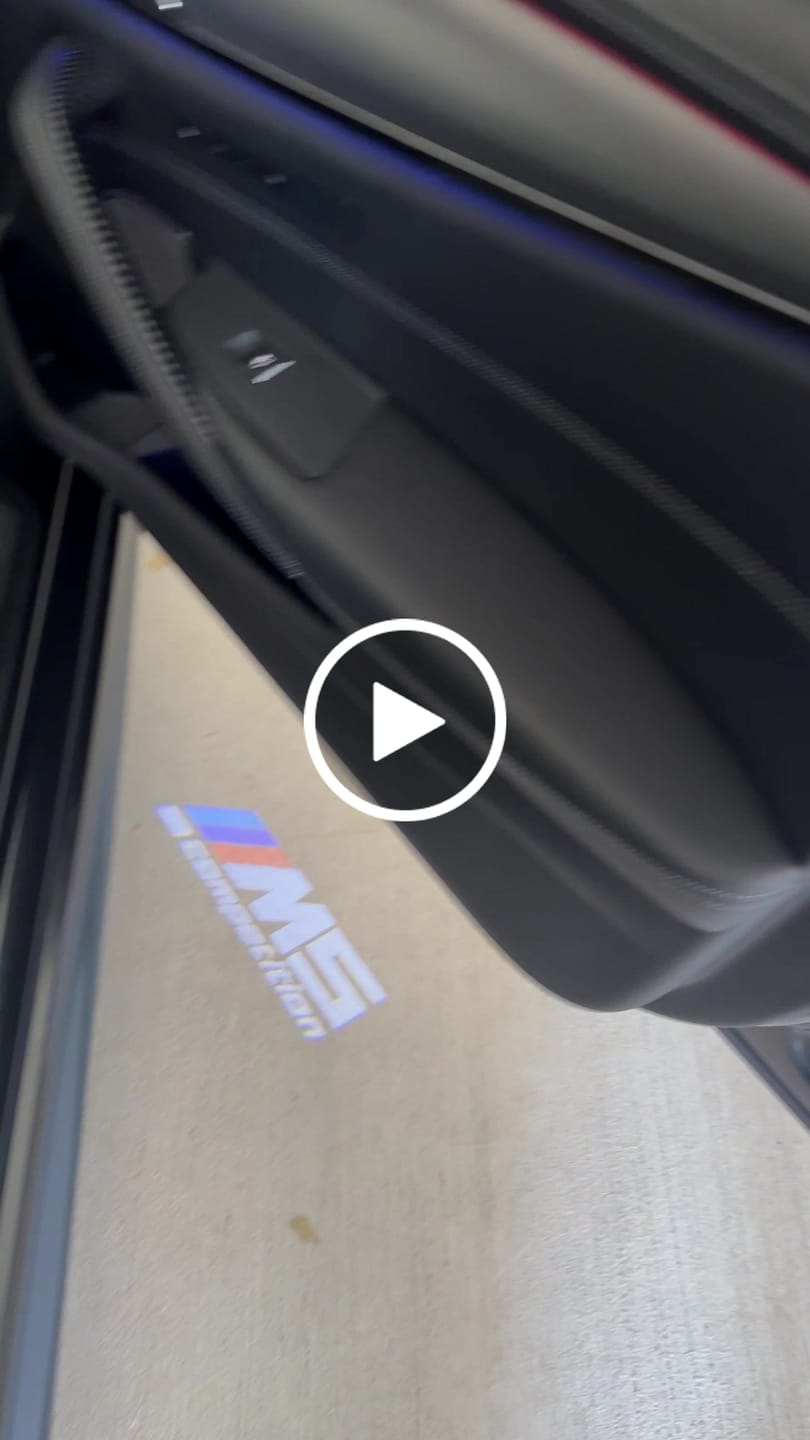 Customer video review of BMW LED Car Door Welcome Logo Shadow Lights | E/F Chassis