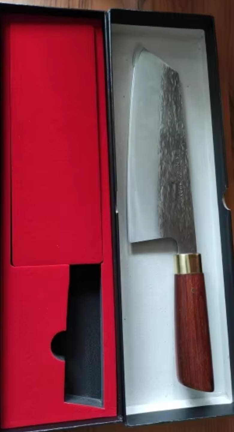 Customer photo review of Seiryu (青龍) - Japanese Damascus Steel Chef's Knife