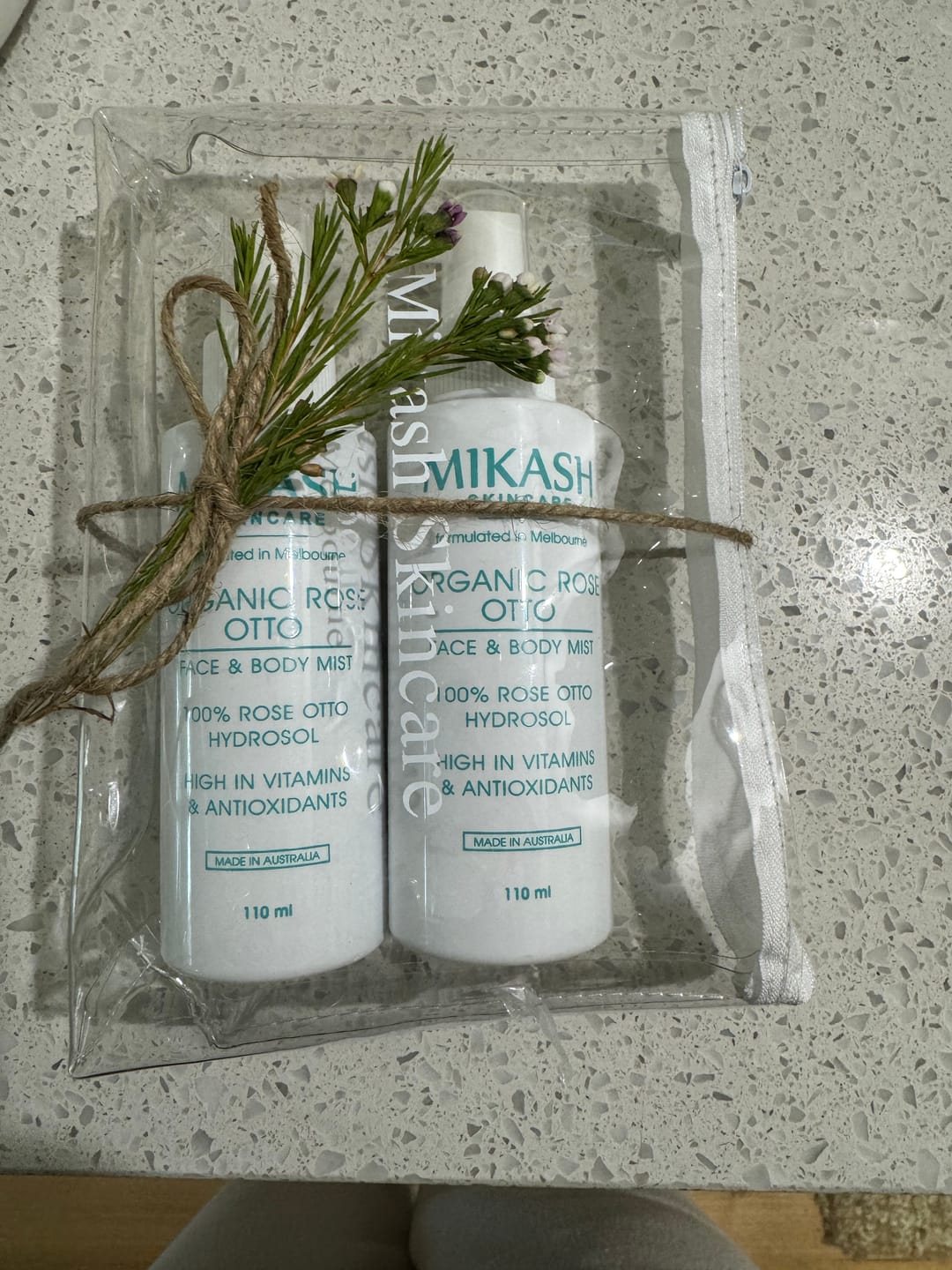 Customer photo review of Organic Rose Otto Face & Body Mist