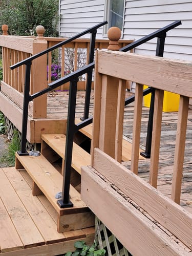 Customer photo review of Parts- Replacement Stairs Post (Upper or Lower)