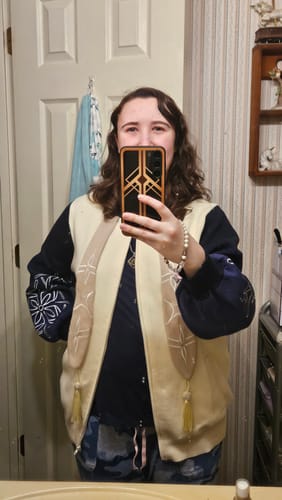 Customer photo review of Genshin Zipper Hoodie [In-Stock]