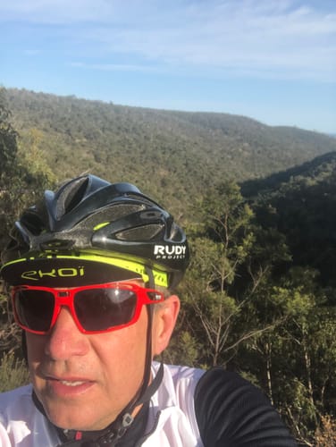 Customer photo review of Rudy Project Sintryx Red Photochromic Black Lenses