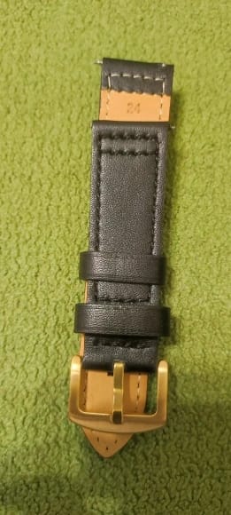 Customer photo review of Samsung Galaxy Watch Soft Leather Band - Premium Design