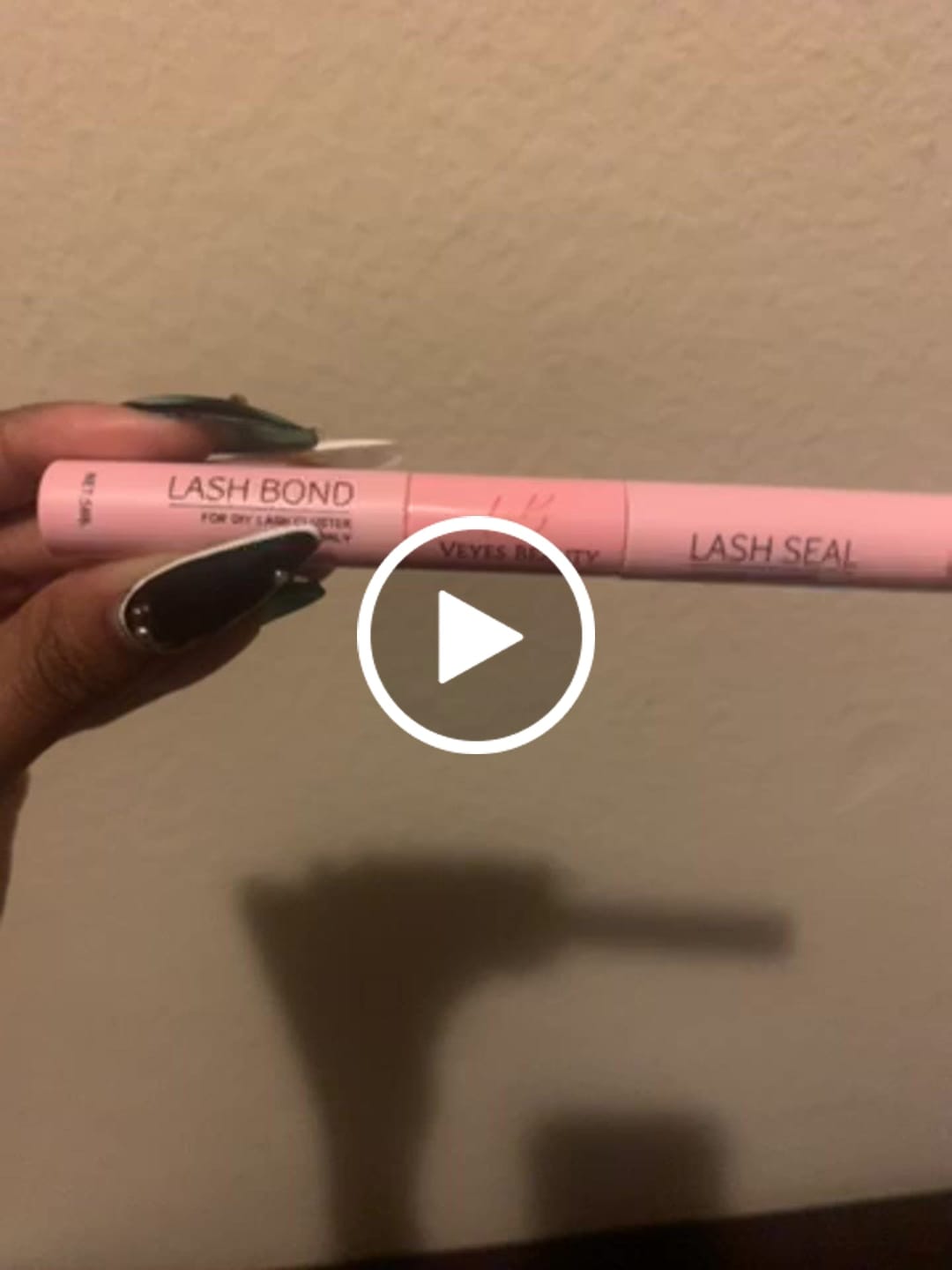Customer video review of Lash Bond & Seal - White 10ml