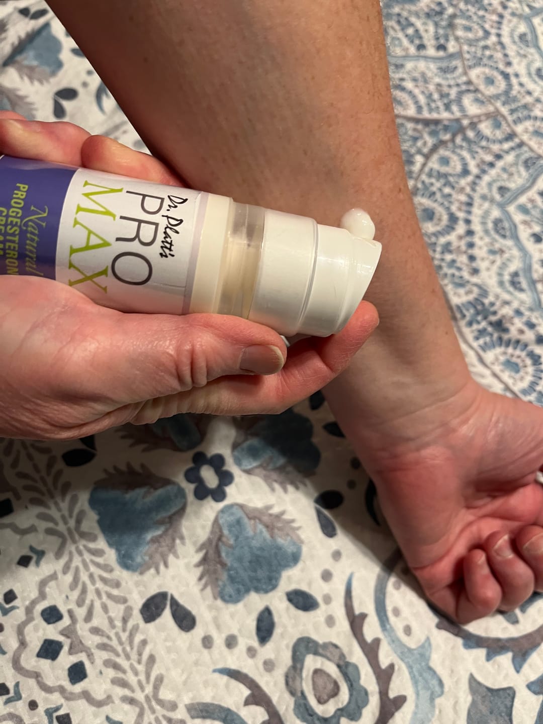 Customer photo review of Dr. Platt’s PRO MAX 5% Progesterone Cream (bio-identical)