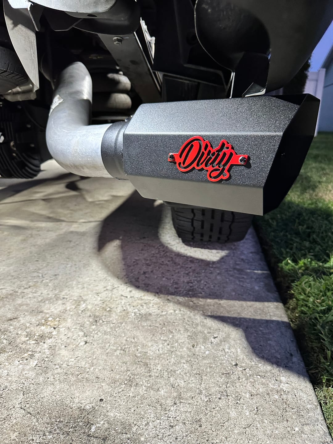 Customer photo review of Dirty Exhaust Tip (Trigger-Exhaust-Tip)