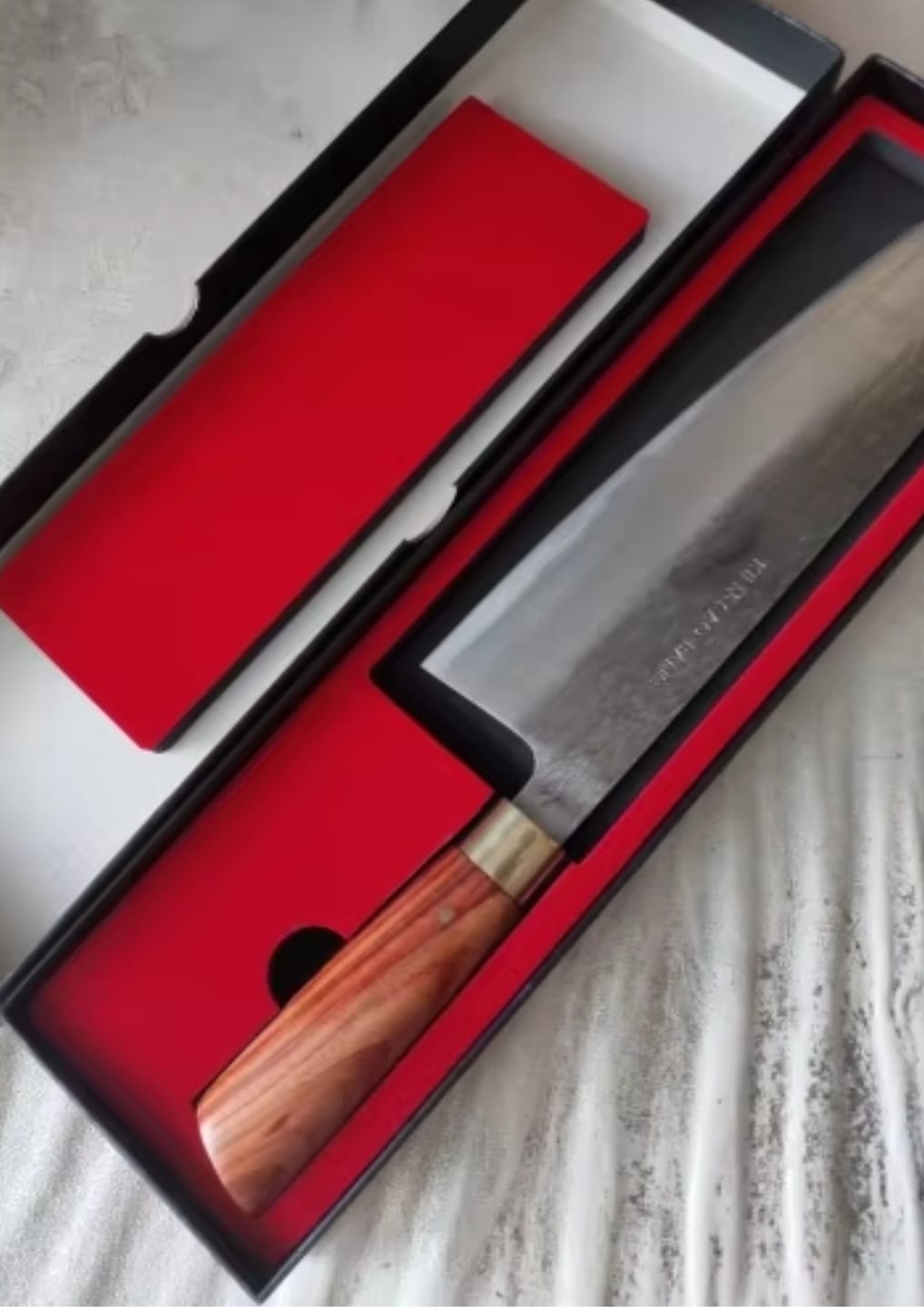 Customer photo review of Seiryu (青龍) - Japanese Damascus Steel Chef's Knife
