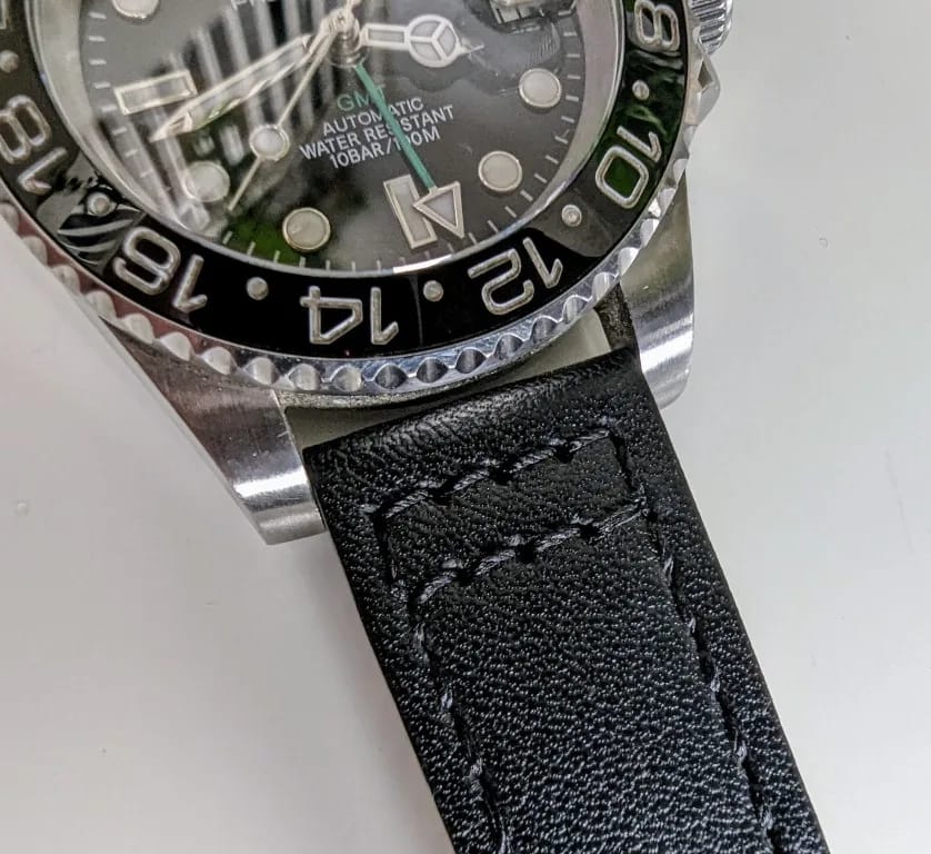 Customer photo review of Ticwatch Soft Leather Band - Comfortable Sporty Design