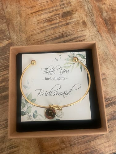 Customer photo review of Thank You Bridesmaid Card with Box