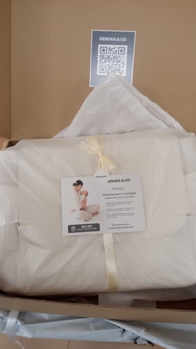 Customer photo review of Bolso Maternal MIREM By Nenina & Co Dusty Beige + Cambiador de Regalo