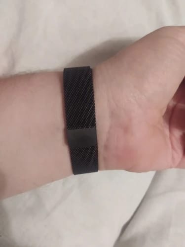 Customer photo review of Huawei Stainless Steel Mesh Band - Elegant Magnetic Closure