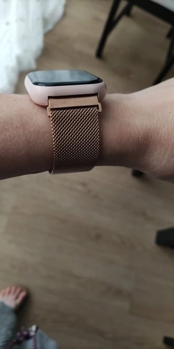 Customer photo review of Huawei Stainless Steel Mesh Band - Elegant Magnetic Closure