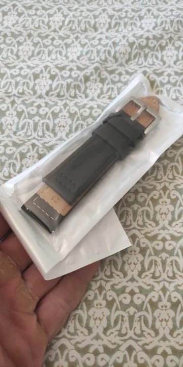 Customer photo review of Samsung Galaxy Watch Soft Leather Band - Premium Design