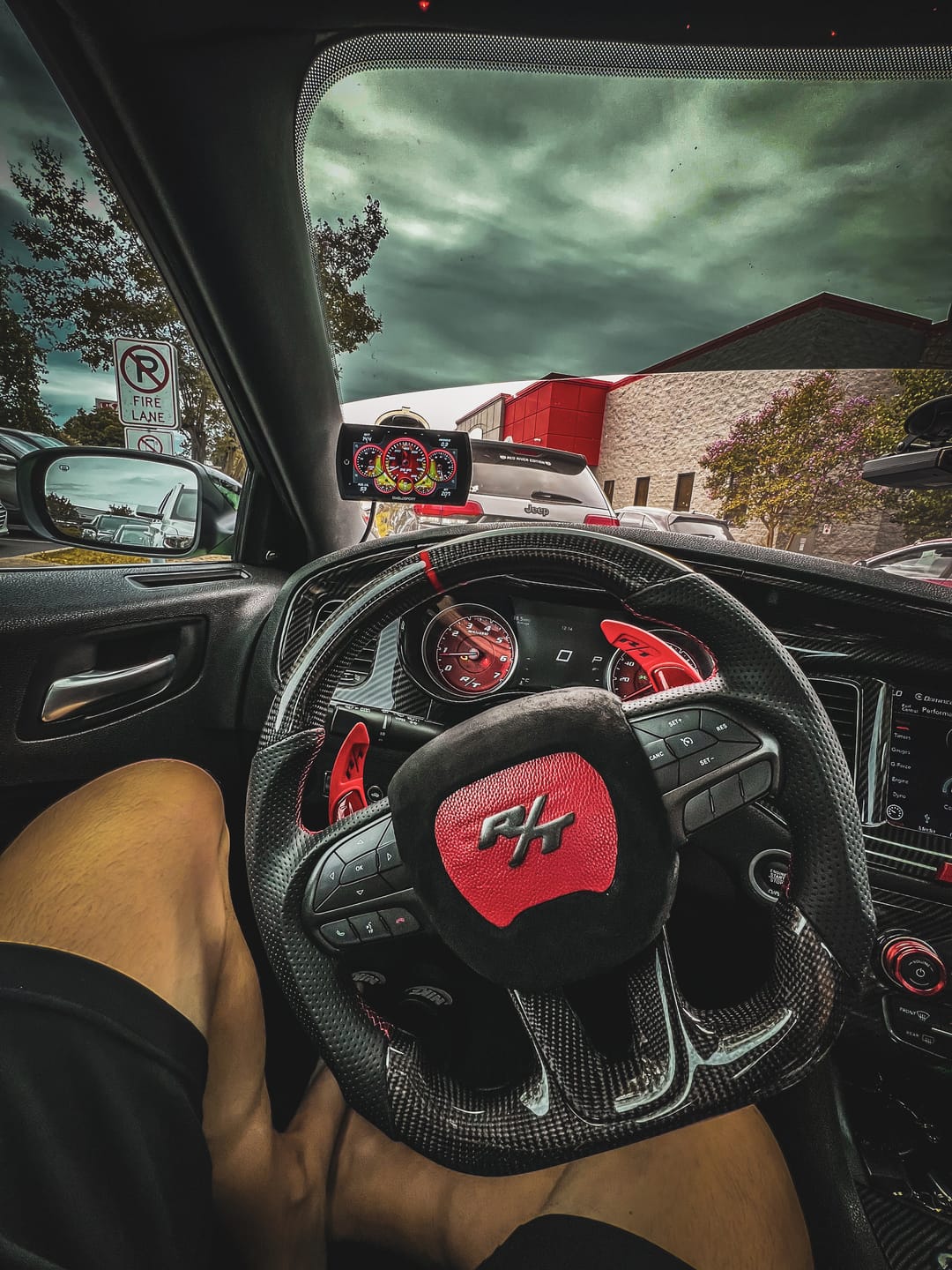 Customer photo review of Automotive Car Interior Wrap Film Black