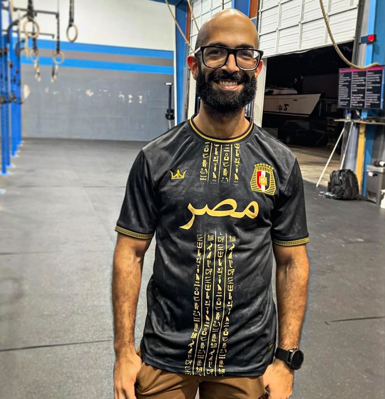 Customer photo review of Egypt Custom Football Jersey