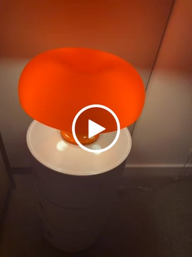 Customer video review of Puffball Lamp | Blood Orange