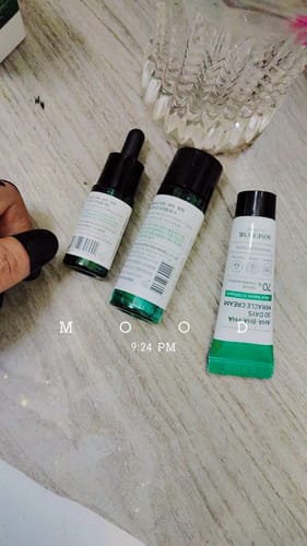 Customer photo review of مجموعة المعجزة الكورية بالشاي الاخضر - 4قطع