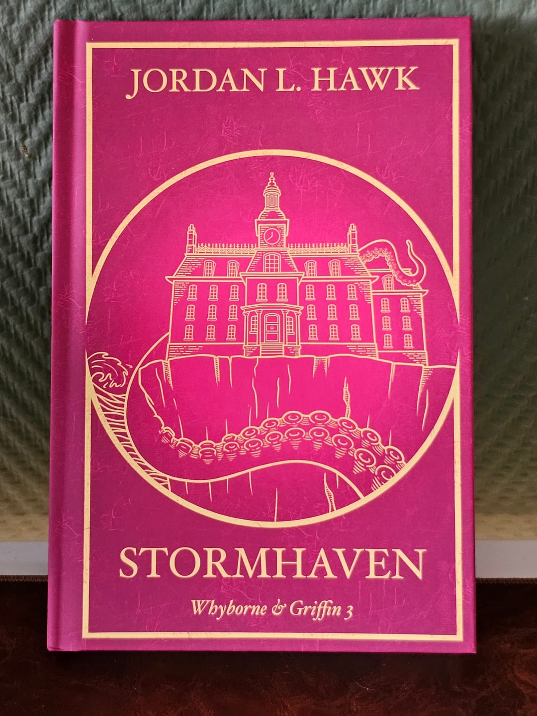 Customer photo review of Stormhaven (Whyborne & Griffin 3) - HARDCOVER