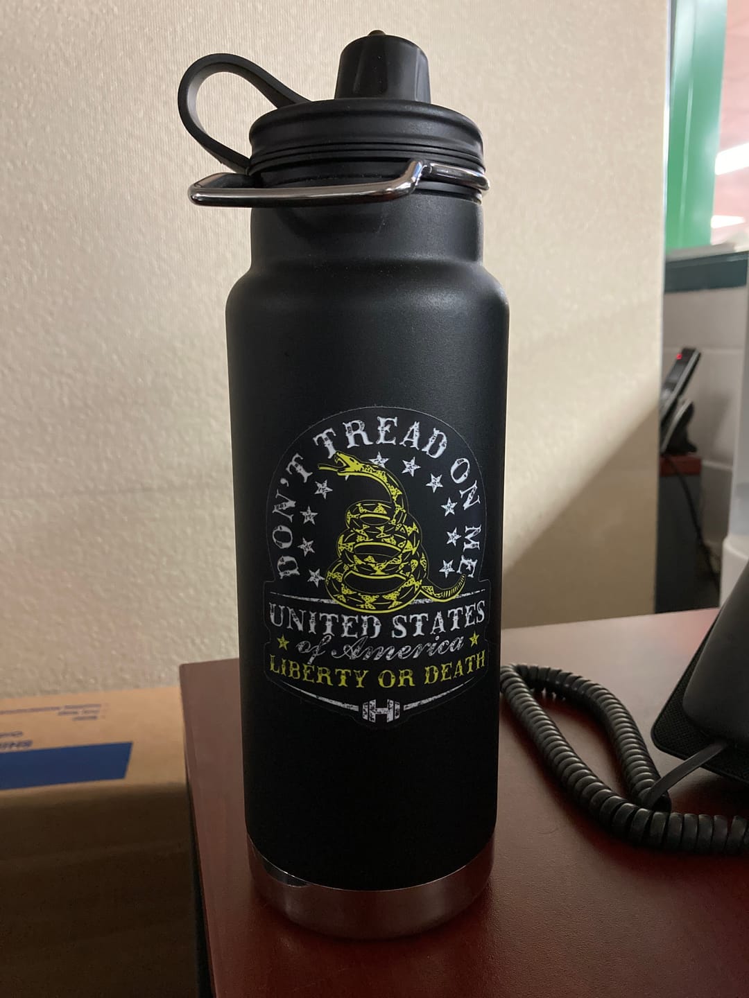 Customer photo review of Don't Tread on Me Decal