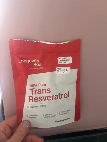 Customer photo review of Pure Trans Resveratrol Supplement Capsules