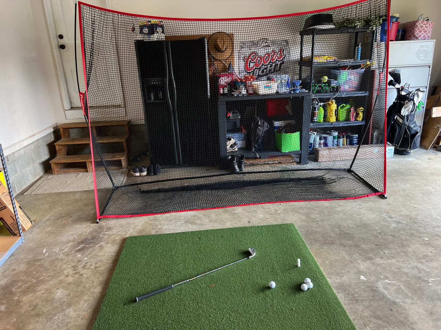 Customer photo review of Golf Net Pro 10x7 ft | Golf Hitting Net