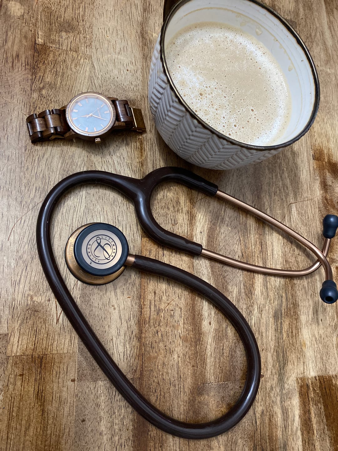 Customer photo review of Littmann Classic III Monitoring Stethoscope: Chocolate & Copper 5809