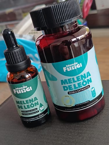 Customer photo review of Pack Cápsulas y Gotas Melena de León