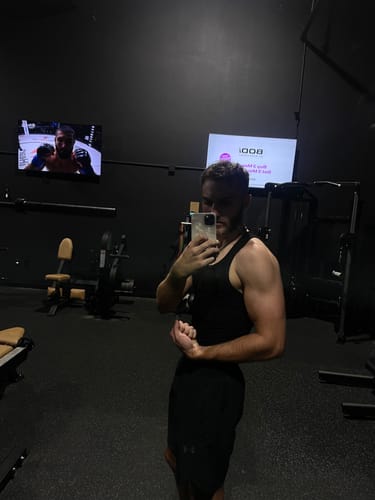 Customer photo review of Premium Fitted Tank 3 Pack - Black