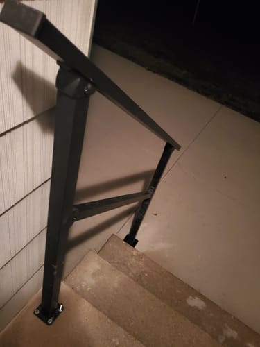 Customer photo review of Stair Handrail Kit