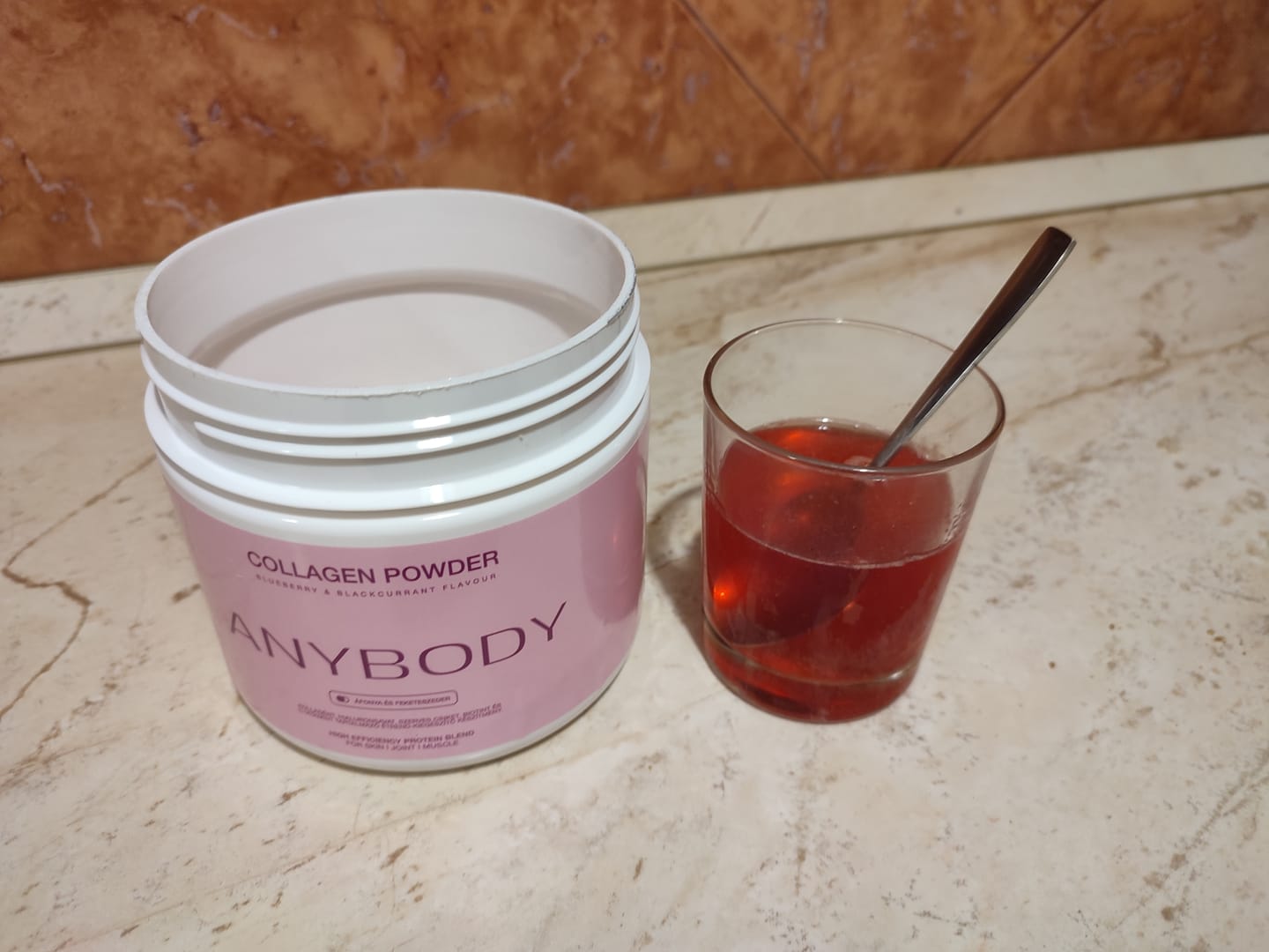 Customer photo review of Anybody Collagen Powder 265g Kollagén Kúra