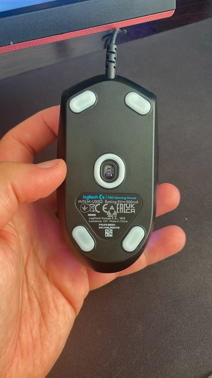 Customer photo review of Logitech g203/g102 için Hoverpad V3 Mouse Skate