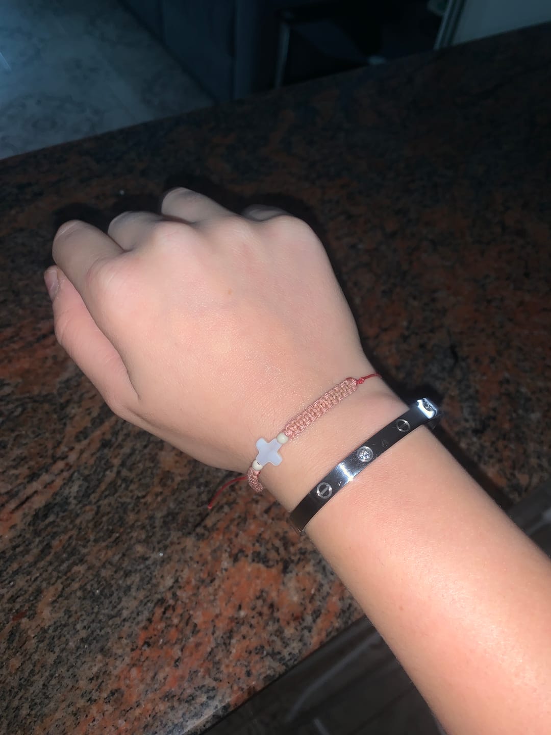 Customer photo review of Bratara Love - Argintiu