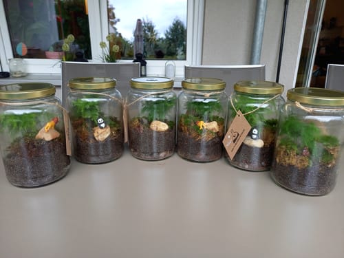 Customer photo review of Flaschengarten-Kindergeburtstags-Set