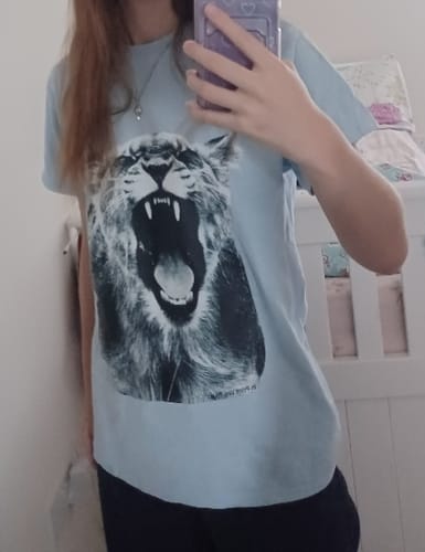 Customer photo review of 'Roar' classic tee