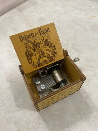 Customer photo review of Hand Crank Music Box