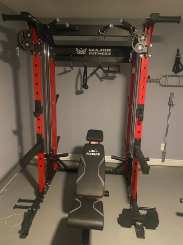 Customer photo review of Major Fitness F22 All-In-One Home Gym Power Rack