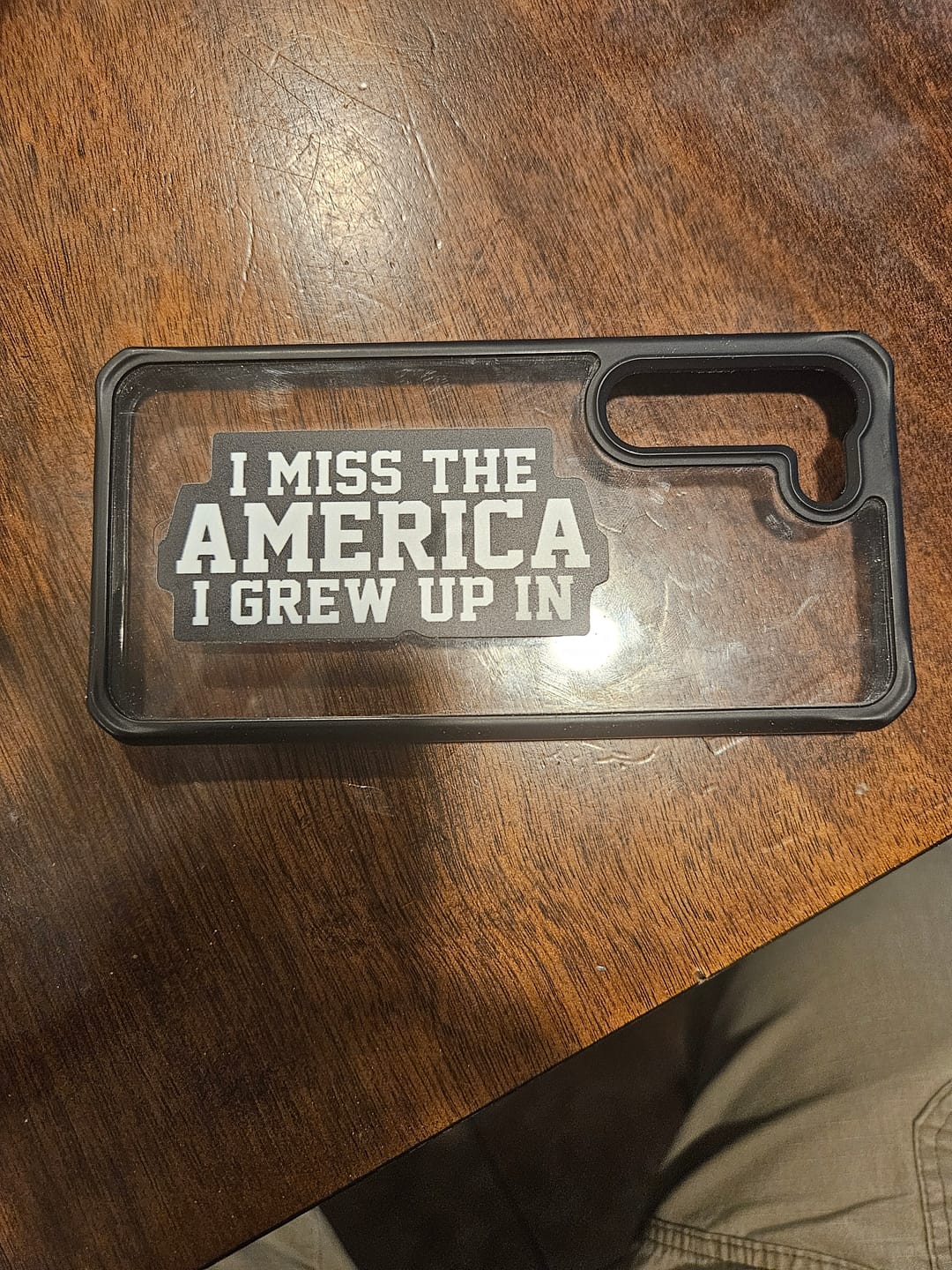 Customer photo review of I Miss The America I Grew Up In Decal