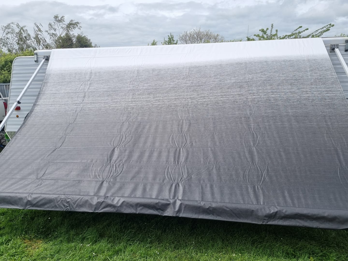 Customer photo review of Awning Replacement Vinyl - Black WA1001 Black Flap
