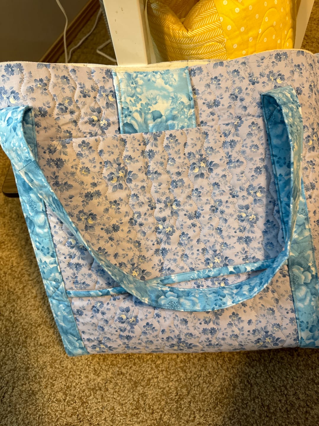 Customer photo review of Luggage Rider Carry-on Bag Pattern - Cut Loose Press