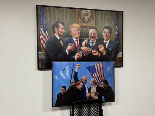 Customer photo review of United We Stand - Print