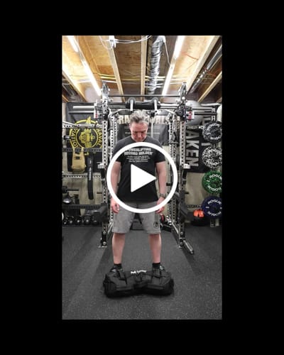 Customer video review of Training Sandbag